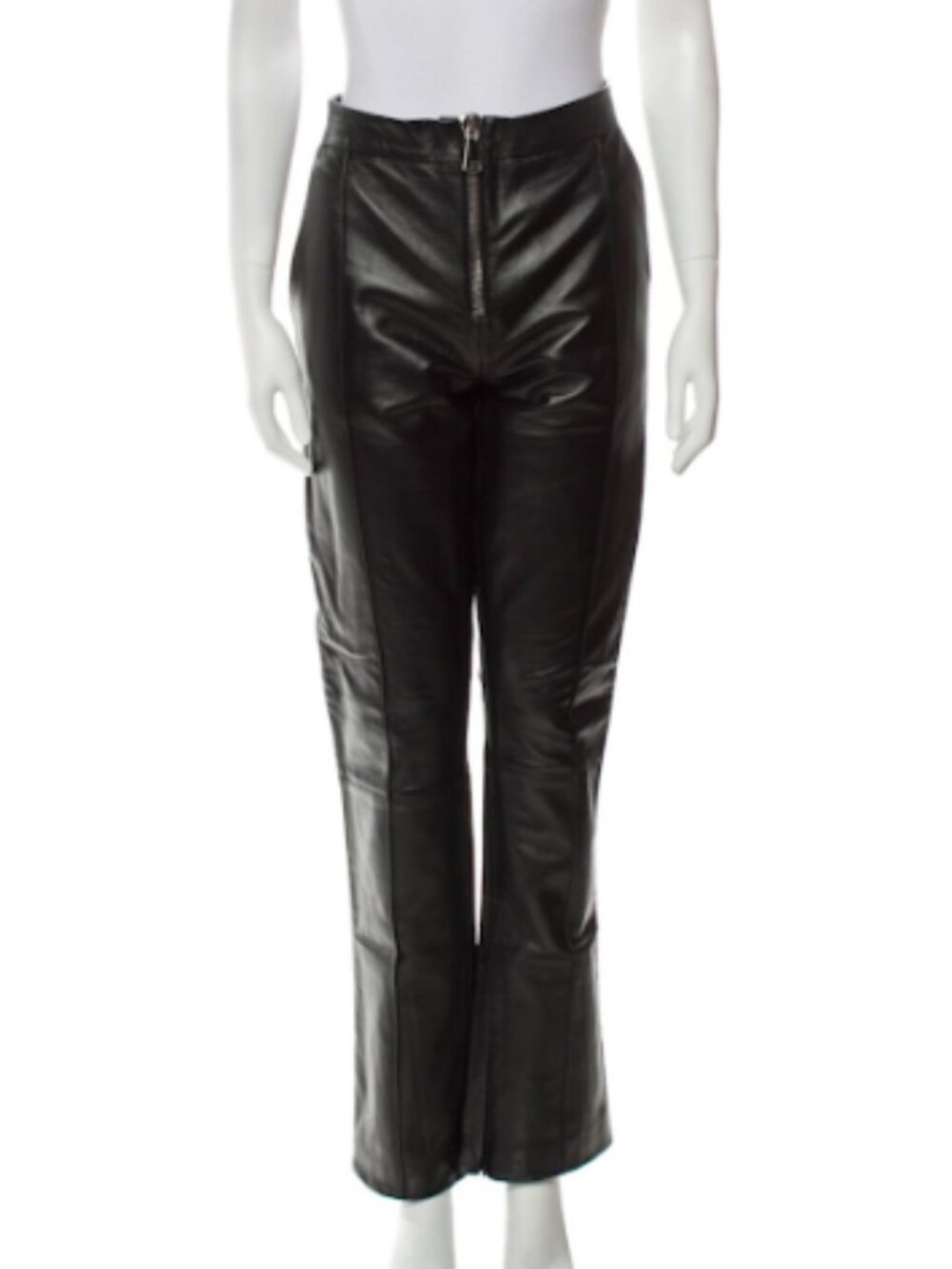 16ARLINGTON Leather Straight Leg Pants